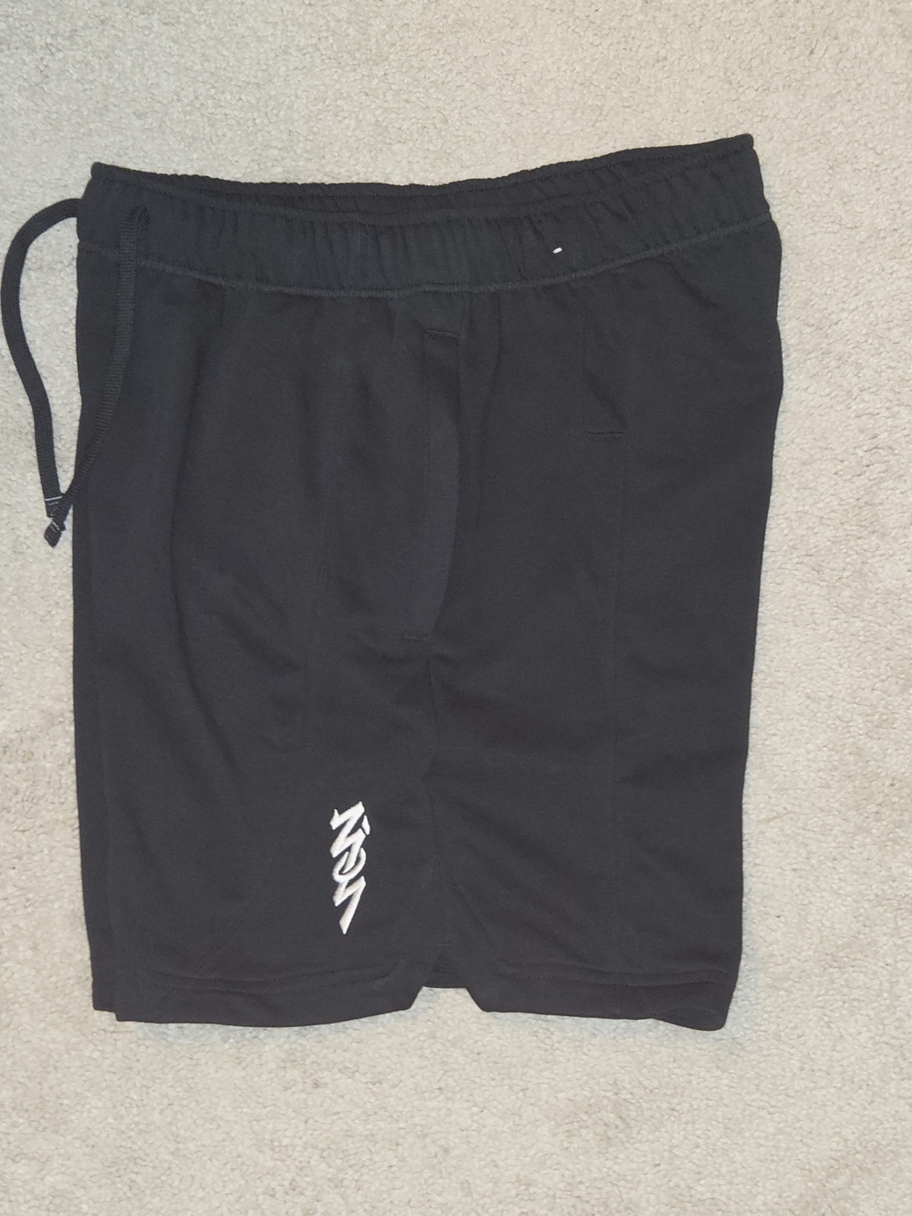 Jordan X Zion Black Athletic Shorts with White Logo XL